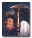 San Diego Harp player Melissa Morgan